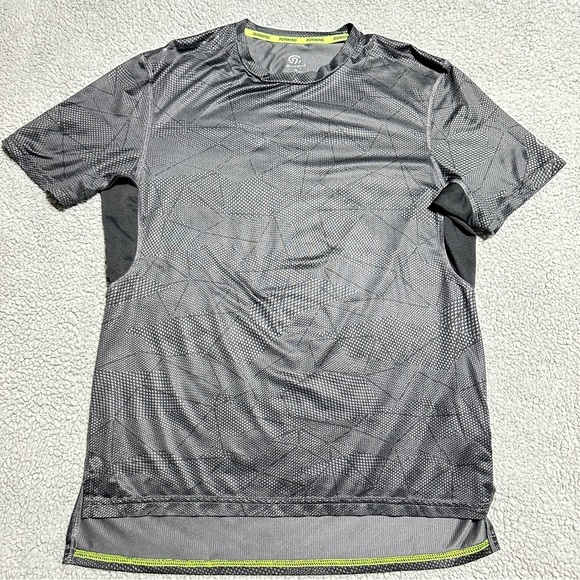 Champion Men’s Running T-Shirt Gray M Lightweight Stretch Athletic Top - Picture 1 of 7